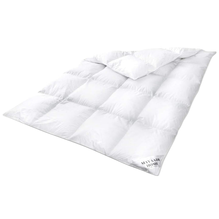 Mayaadi-Home MA20 Daunendecke Leichte 600 Gr. Daunen 135x200cm Bettdecke Decke Steppbett Steppdecke