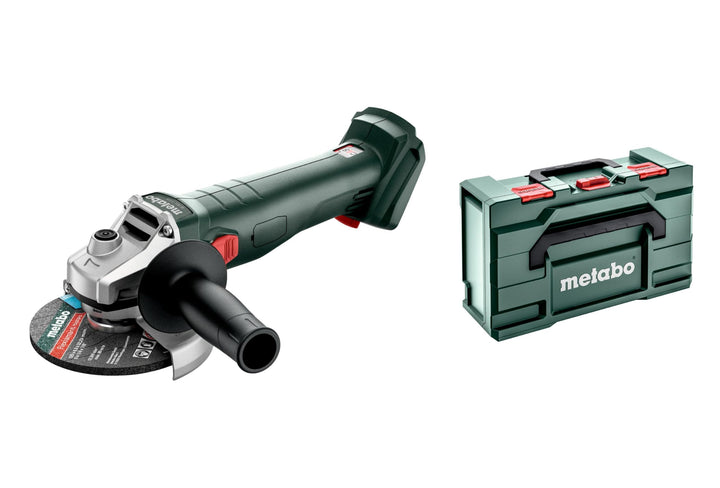 metabo Akku-Winkelschleifer W 18 7-125 - 18 V, 125 mm Scheiben-Ø, 8500 U/min - Kraftvoller Trennschl