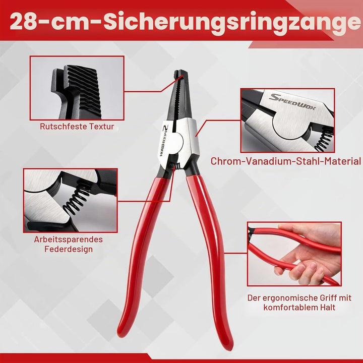 SPEEDWOX 11 Zoll Sicherungsring Zange Spezielle Sicherungsring Zange zum Entfernen Installieren Scha