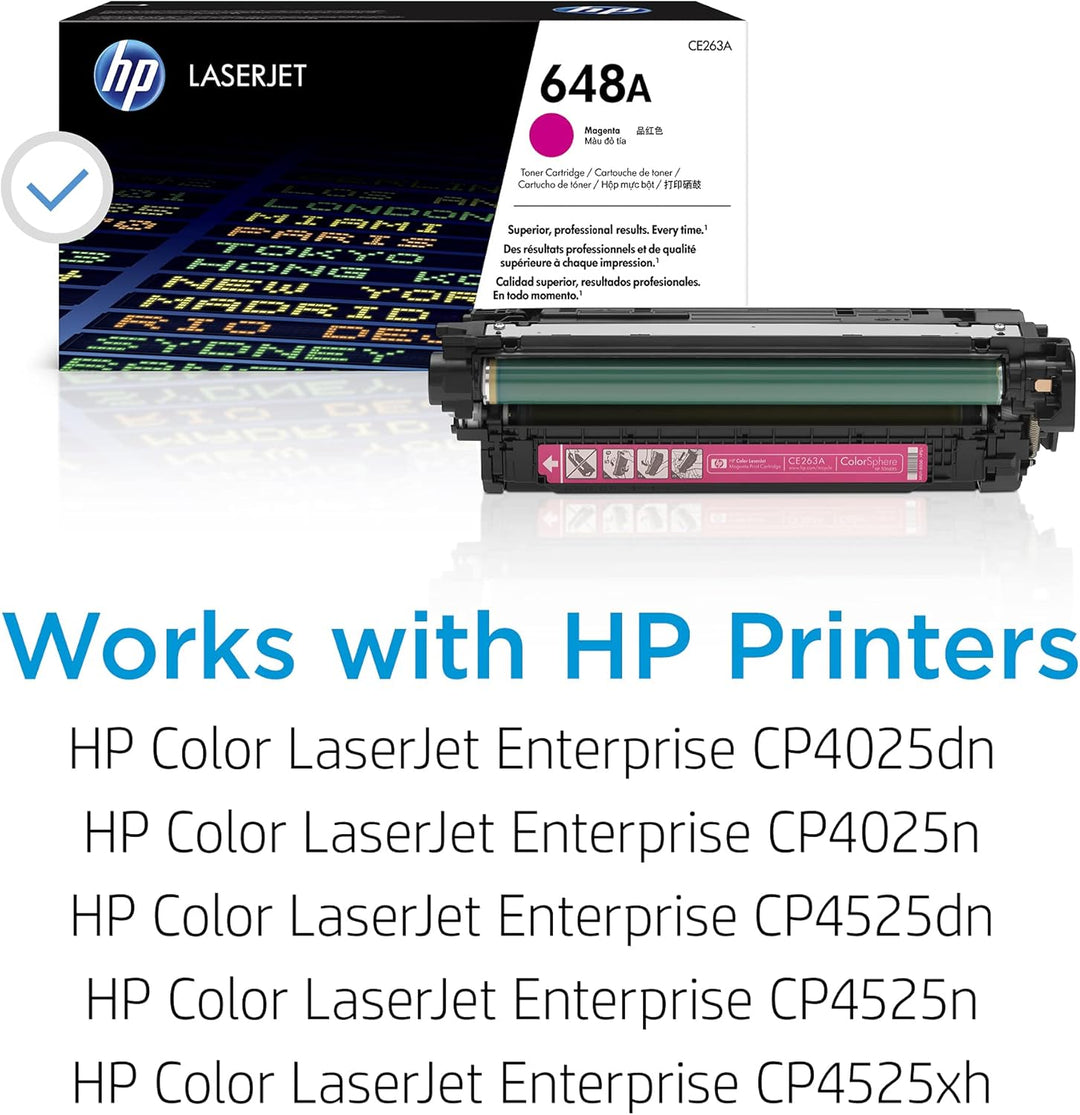 HP 648A Magenta Original LaserJet Tonerkartusche Magenta 11.000S, Magenta 11.000S