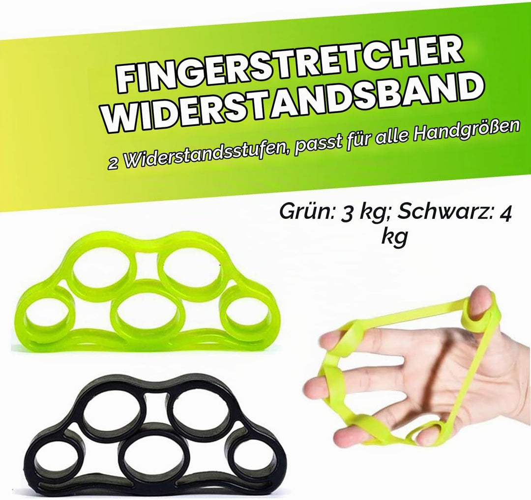 Handtrainer, Griffkraft Trainer Set, Unterarm Trainingsgerät,Hand Gripper, Fingertrainer, Gyroball,