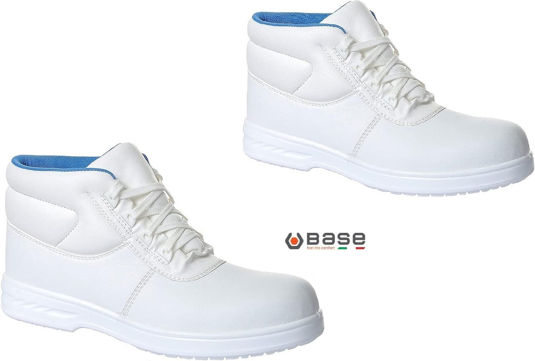 Portwest Steelite Schnürstiefel Albus S2, Grösse: 45, Farbe: Weiss, FW88WHR45 45 EU Weiss, 45 EU Wei