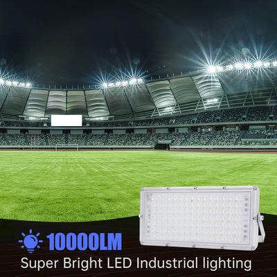 Bellanny LED Strahler 100W 10000LM Superhell LED Scheinwerfer, 6500K Kaltweiss LED Fluter Flutlicht