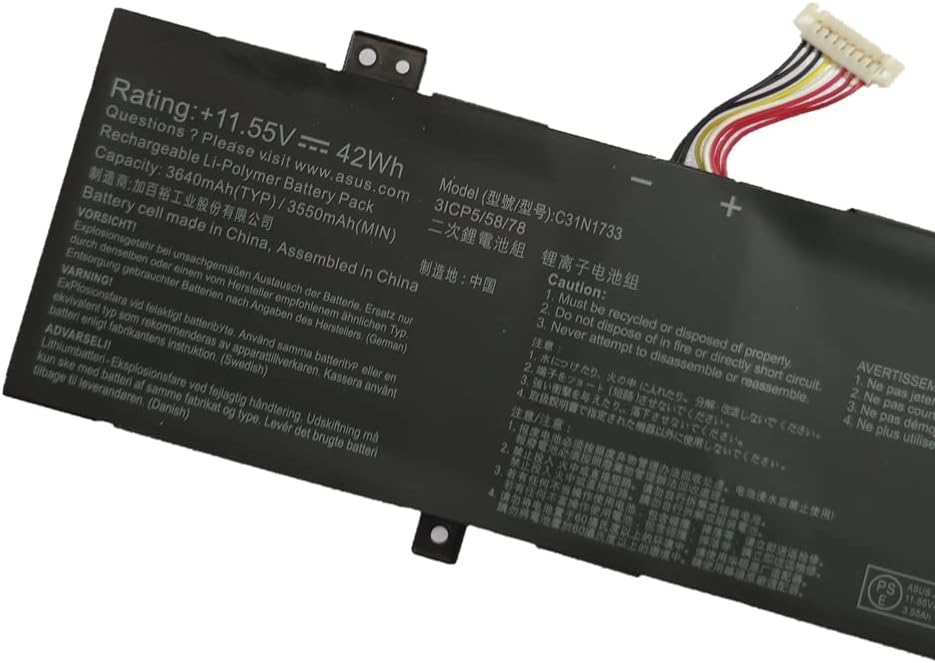 ASKC C31N1733 Laptop Akku für ASUS VivoBook Flip 14 TP412UA TP412FA Series TP412UA-DB21T EC059T IH31