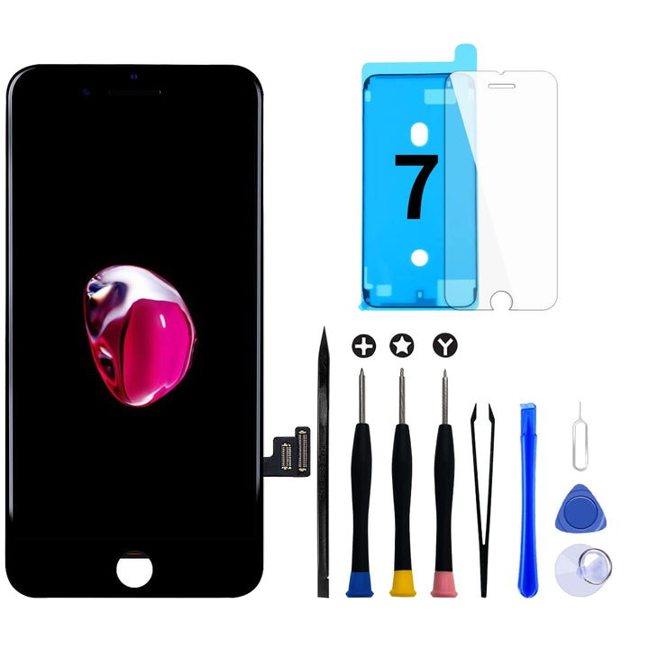 GOLDWANGWANG Display für iPhone 7 LCD Touch Screen Digitizer Ersatz Bildschirm mit komplett kostenlo