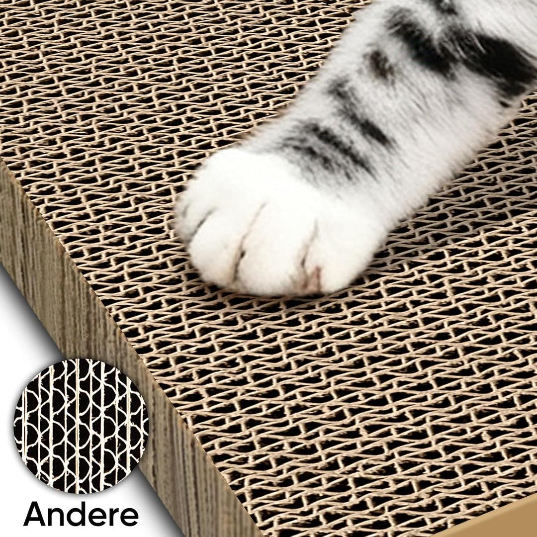 Katzenkratzer 6 Packungen Nachfüllpackung Katzenkratzpad Karton für Indoor Katzen und Kätzchen, Alle