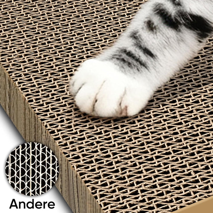 Katzenkratzer 6 Packungen Nachfüllpackung Katzenkratzpad Karton für Indoor Katzen und Kätzchen, Alle