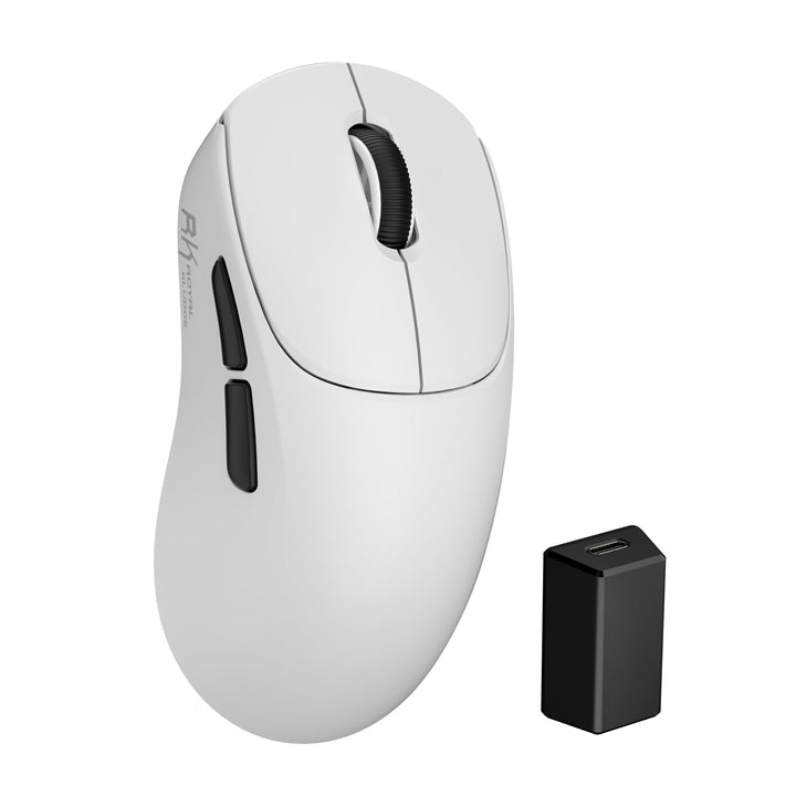 RK ROYAL KLUDGE MG5 8K kabellose Gaming Maus, 42K DPI PAW3950 Sensor, 56g leichte ergonomische, dopp