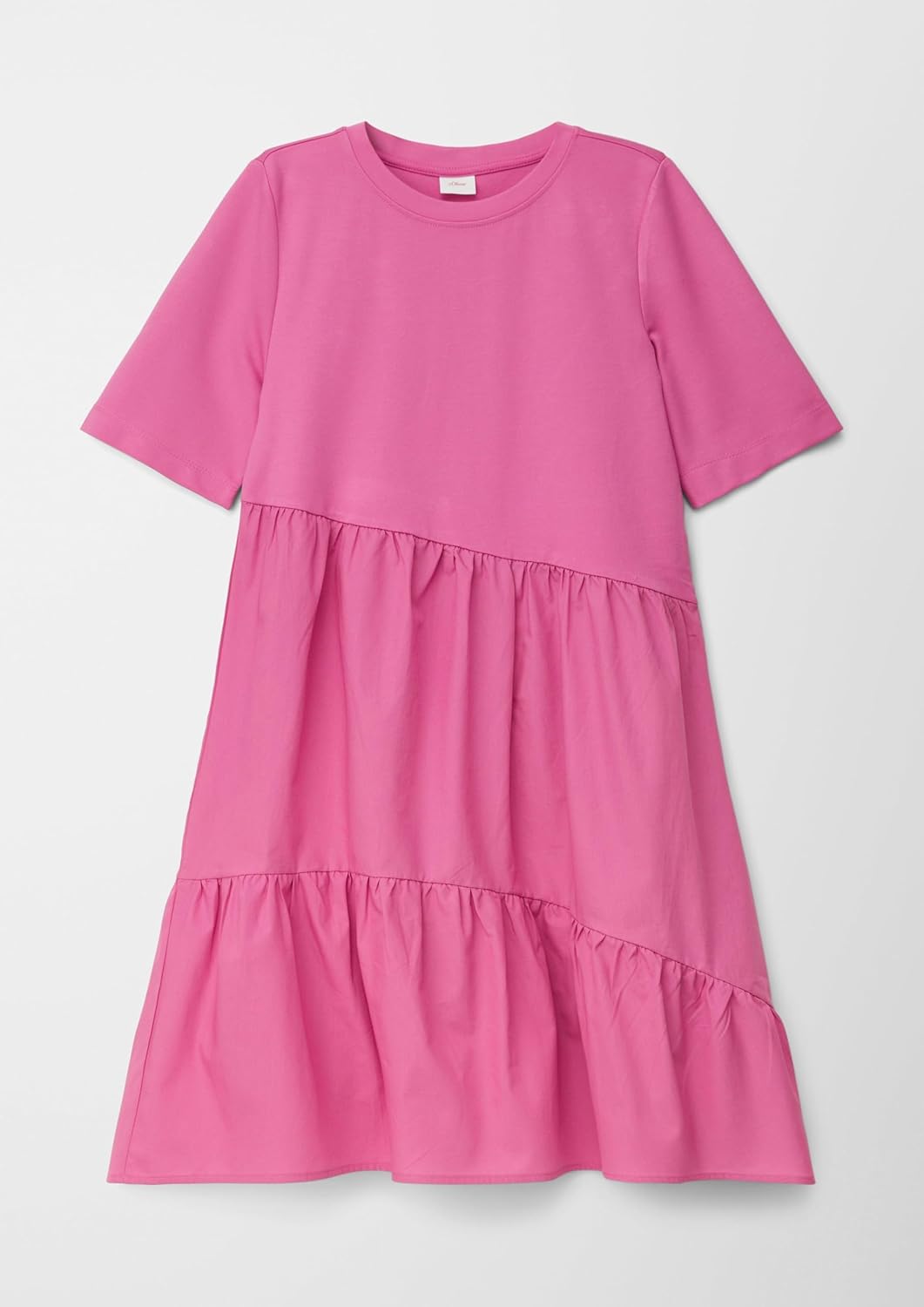 s.Oliver Mädchen Midi Stufenkleid 170 Rosa, 170 Rosa