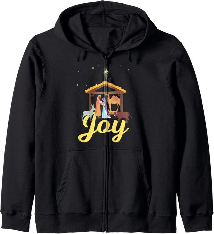 Joy - Christmas Advent Nativity Scene North Star Kapuzenjacke