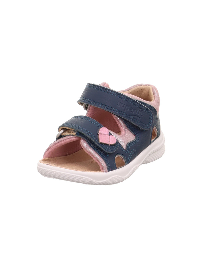Superfit Polly Sandale 1-600092 Mädchen 19 EU Blau Rosa 8010, 19 EU Blau Rosa 8010