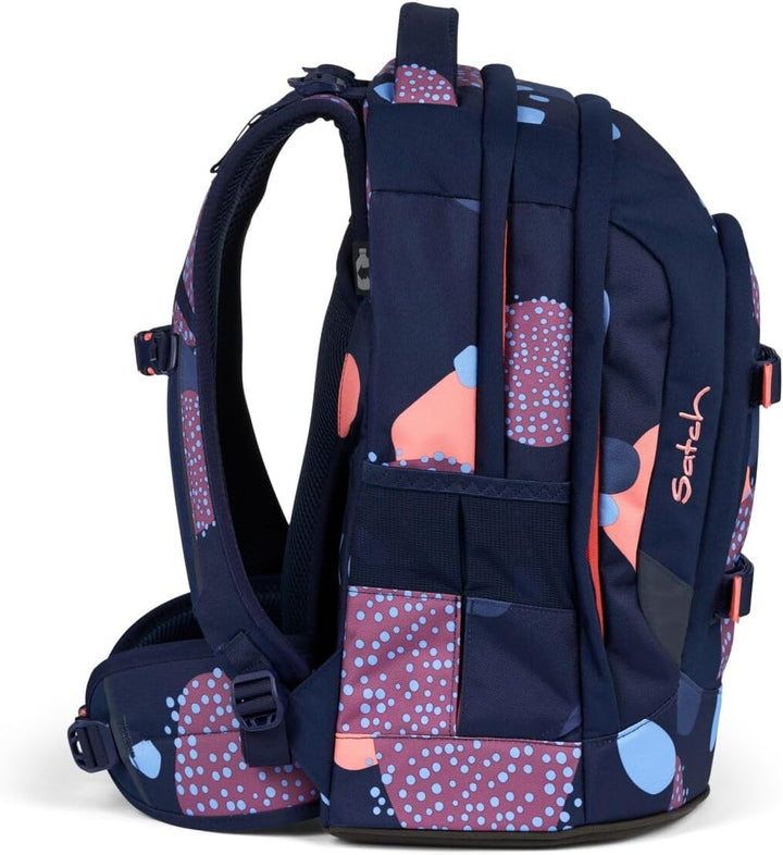 Satch Pack Schulrucksack Set 3tlg. inkl. Schlamperbox und Sportbeutel (Coral Reef), Coral Reef
