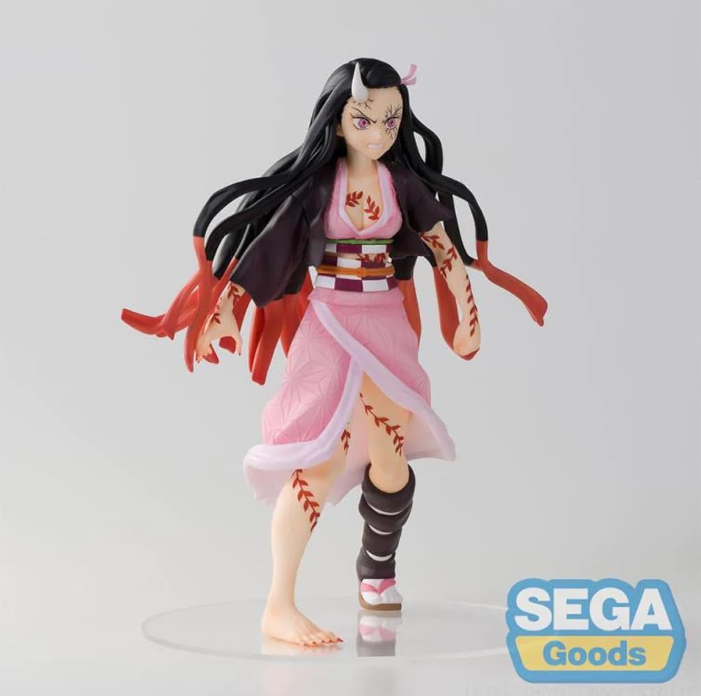 SEGA Unisex Kinder Slayer: Kimetsu no Yaiba-Nezuko Kamado-Demon Form Advancing Vesion Statue, Bunt