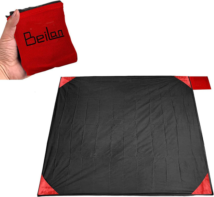 BeiLan Mini Picknickdecke Wasserdicht, Ultraleicht, Kleines Packmass - Ideal für Ground Sheet, Pocke