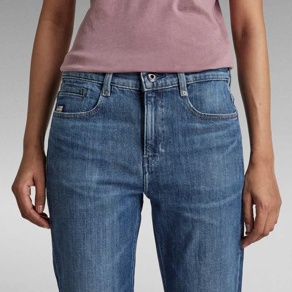 G-Star Damen Noxer Straight Jeans 25W / 30L Blau (Faded Capri D17192-b767-d346), 25W / 30L Blau (Fad