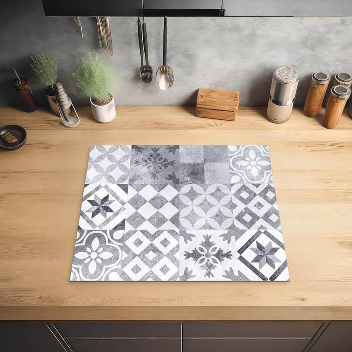 Herdabdeckplatte Einteilig 59x52 cm Küche Ceranfeld Abdeckplatte Cerankochfeld Abdeckung Induktionsk
