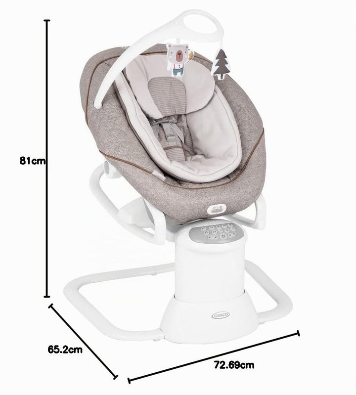 Graco All Ways™ Soother 2-in-1, elektirsche Babyschaukel und tragbare Wippe, ab Geburt bis ca. 9 Mon