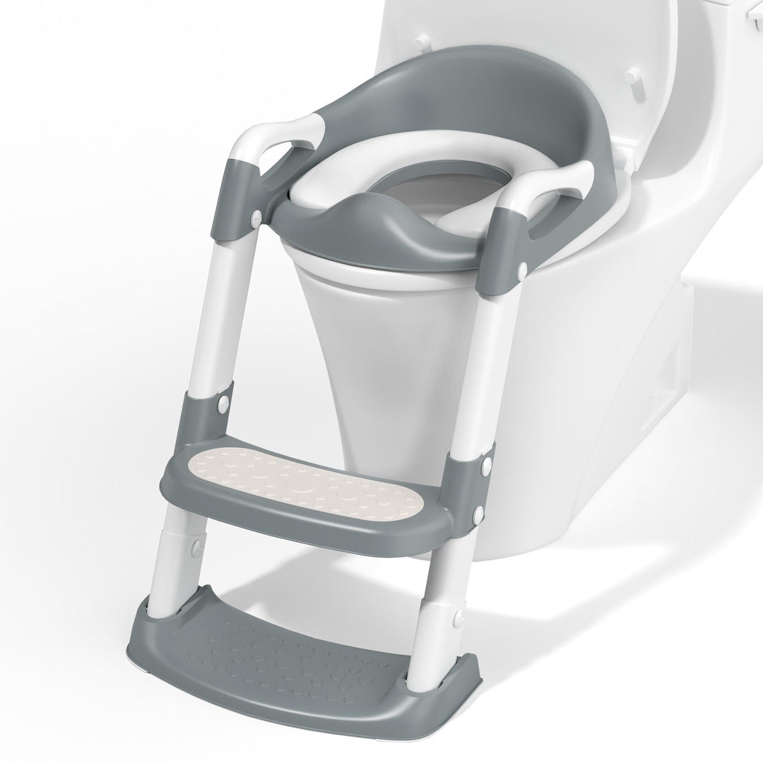 COOSEYA Toilettensitz Kinder, Toilettensitze für Jungen Mädchen, Kinder Toilettensitz mit Treppe,WC