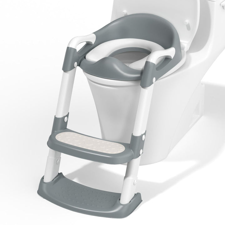 COOSEYA Toilettensitz Kinder, Toilettensitze für Jungen Mädchen, Kinder Toilettensitz mit Treppe,WC