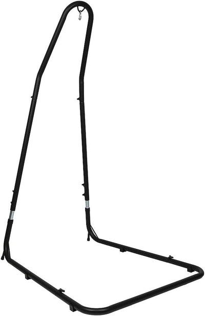 Hängestuhl, aus Metall, Hängesessel auf Fuss, Hängematte für den Innenbereich, Höhe verstellbar (200