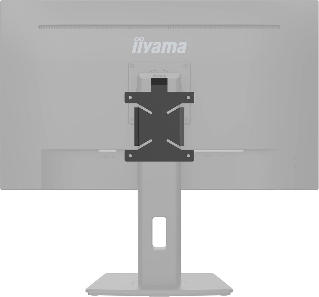 iiyama MD BRPCV07 VESA-Halterung Kit (Vesa 100) für Mini-PC (Thinclient/Zeroclient PCs), Schwarz