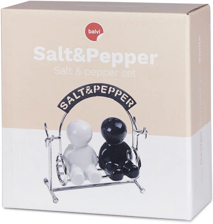 balvi - Pfeffer- und Salzstreuer-Set für den Esstisch. Origineller Salz- und Pfefferstreuer in Form