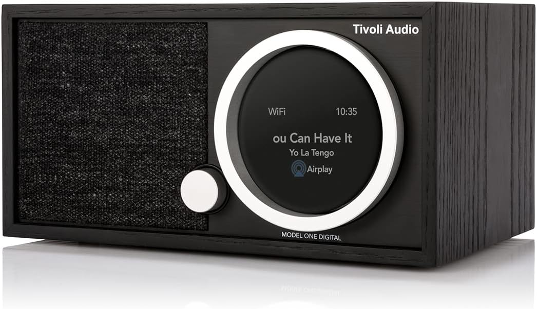 Tivoli Audio Model One Digital Gen 2 DAB+/UKW Radio mit WLAN und Bluetooth (Schwarze Esche/Schwarz)