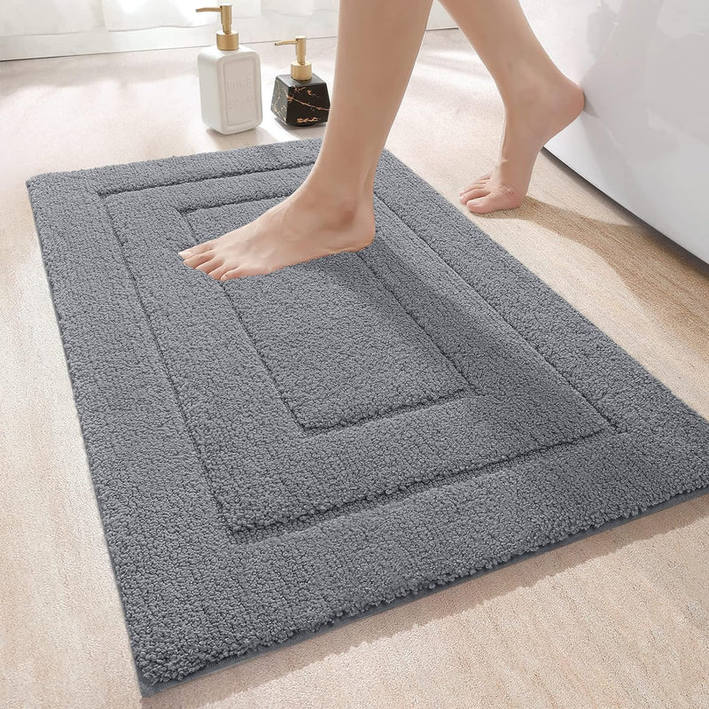 DEXI Badteppich rutschfeste,weicher Badezimmerteppich Wasserabsorbierend Badematte maschinenwaschbar
