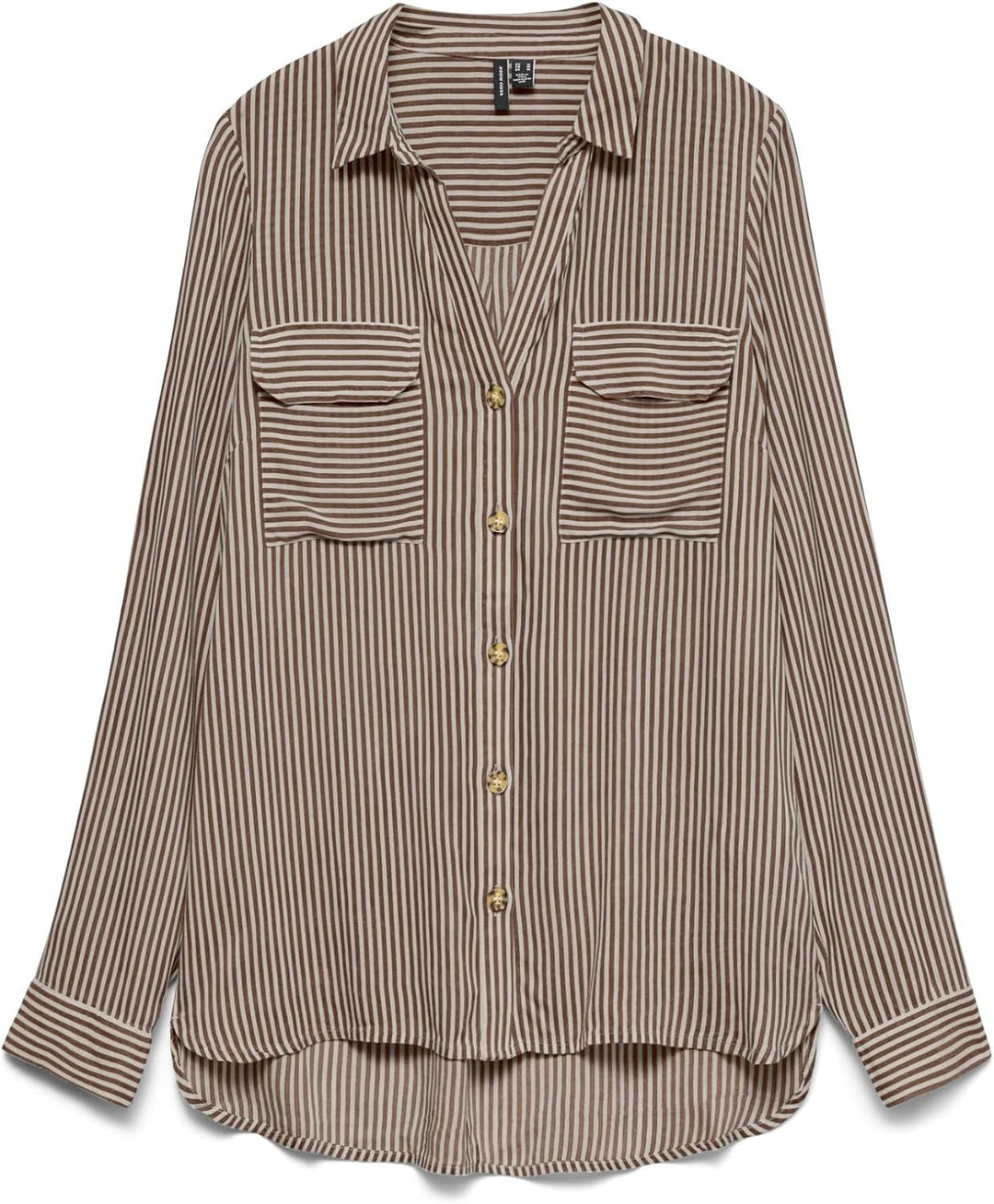 VERO MODA Female Hemd VMCBUMPY Hemd | Shirt 44 Cocoa Brown, 44 Cocoa Brown