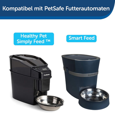 PetSafe 2 Tierfutterteiler mit nur einem Napf, Futterautomat für zwei Hunde oder Katzen, BPA-freier