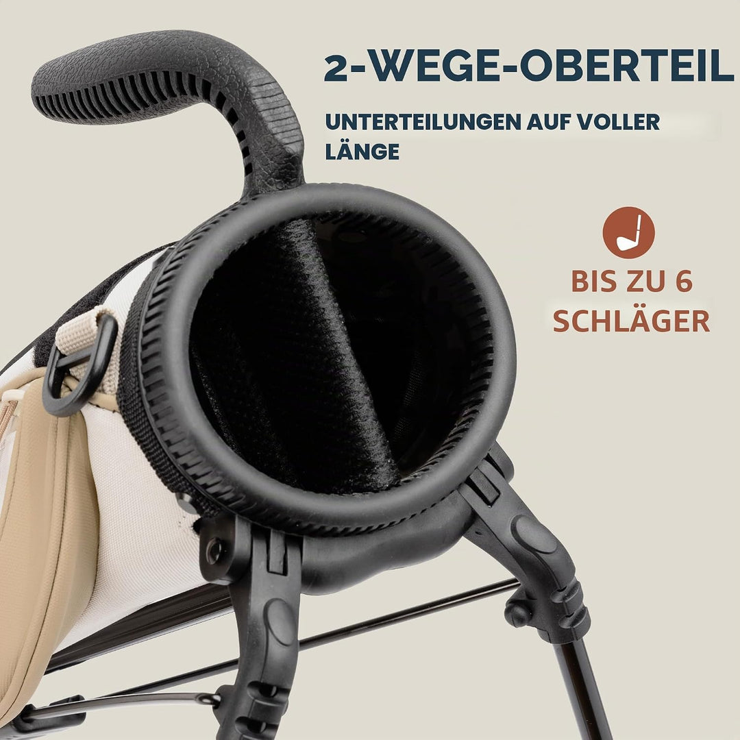 Sunday Golf Loma Tasche – Leichte Tasche mit Riemen und Ständer – Leicht zu tragende Pitch n Putt-Go