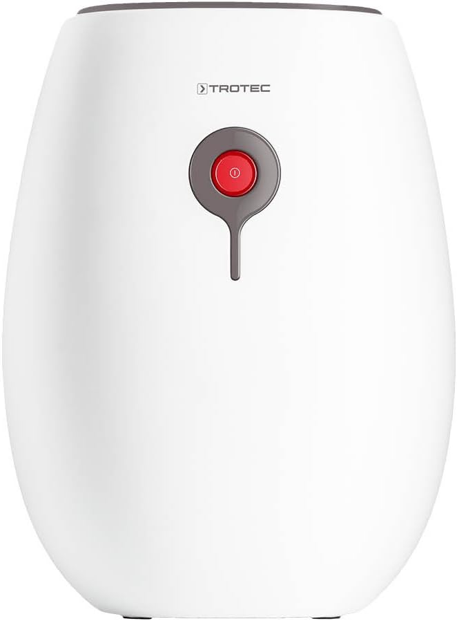TROTEC Luftentfeuchter elektrisch TTP 2 E – Leistung 0,22 L/Tag – 5 m² / 12,5 m³ – Raumentfeuchter w