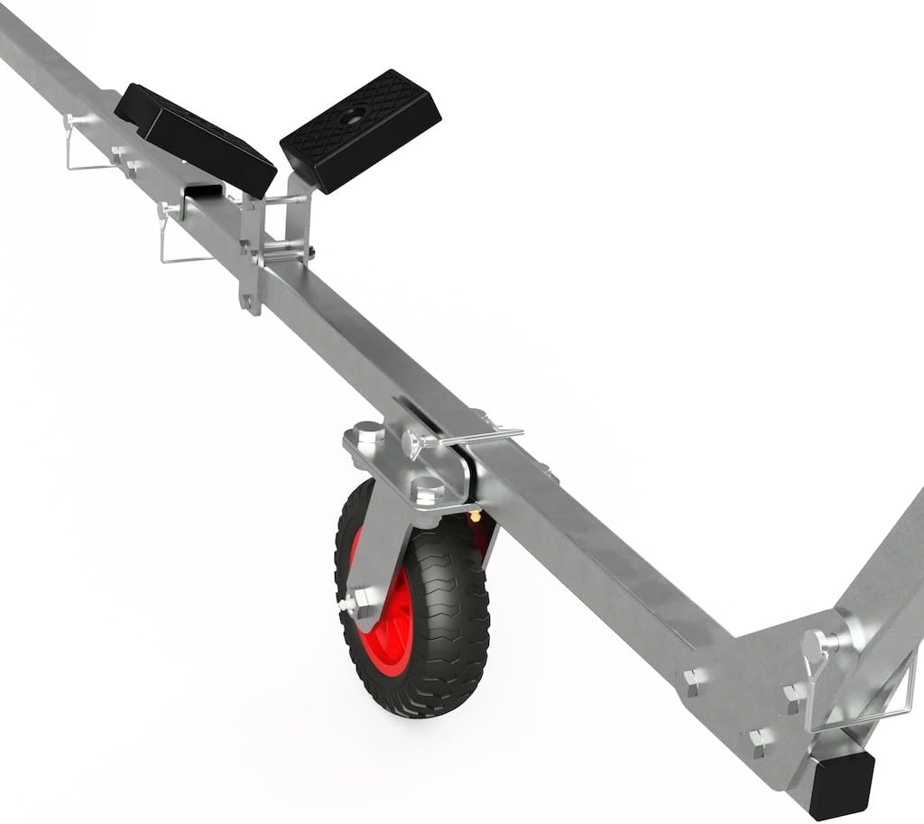 SUPROD Slipwagen Bootswagen Handtrailer faltbar Schlauchbootwagen TR260, PU, Ø 260 mm TR260-L-LU (sc