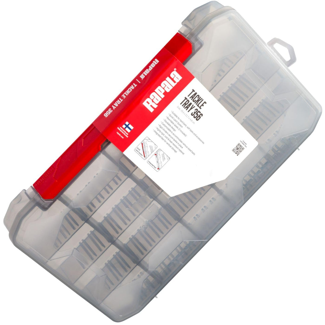Rapala Unisex-Adult Box für Angeln 1, 35,6 x 22,7 x 4,8 cm, Schwarz
