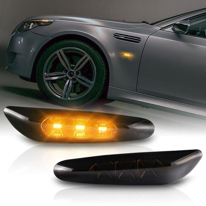 RECAMBO Led Seitenblinker kompatibel mit BMW 1er | E81, E82, E87, E88 | CAN-Bus Fehlerfrei | SMD - E