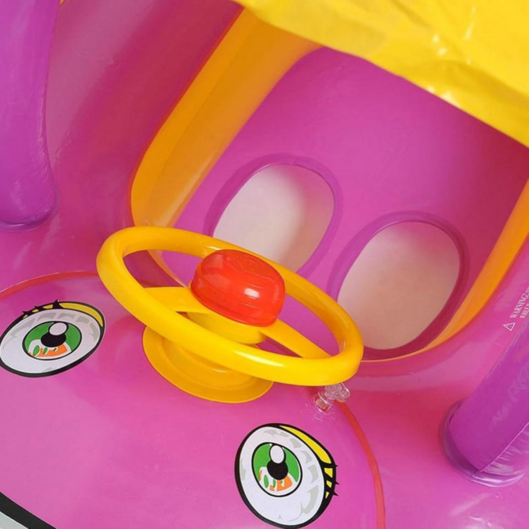 Schwimmring Baby Mit Sonnendach, Float Schwimmreifen Baby, Pool Sicherheitssitz, Aufblasbares Spielz