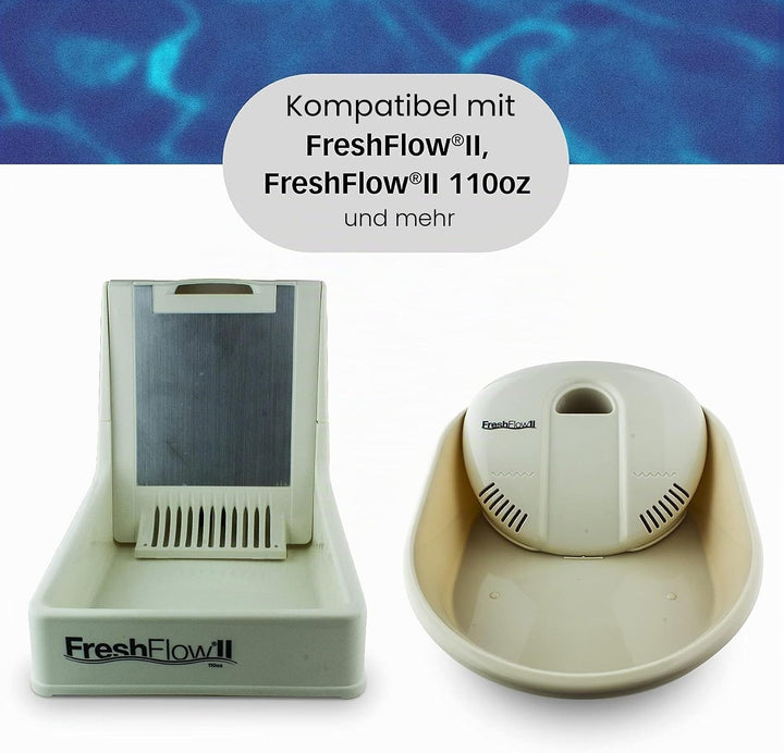 PET STANDARD PetStandard Filter für Petmate Fresh Flow Haustierbrunnen (12 Stück) grau, grau