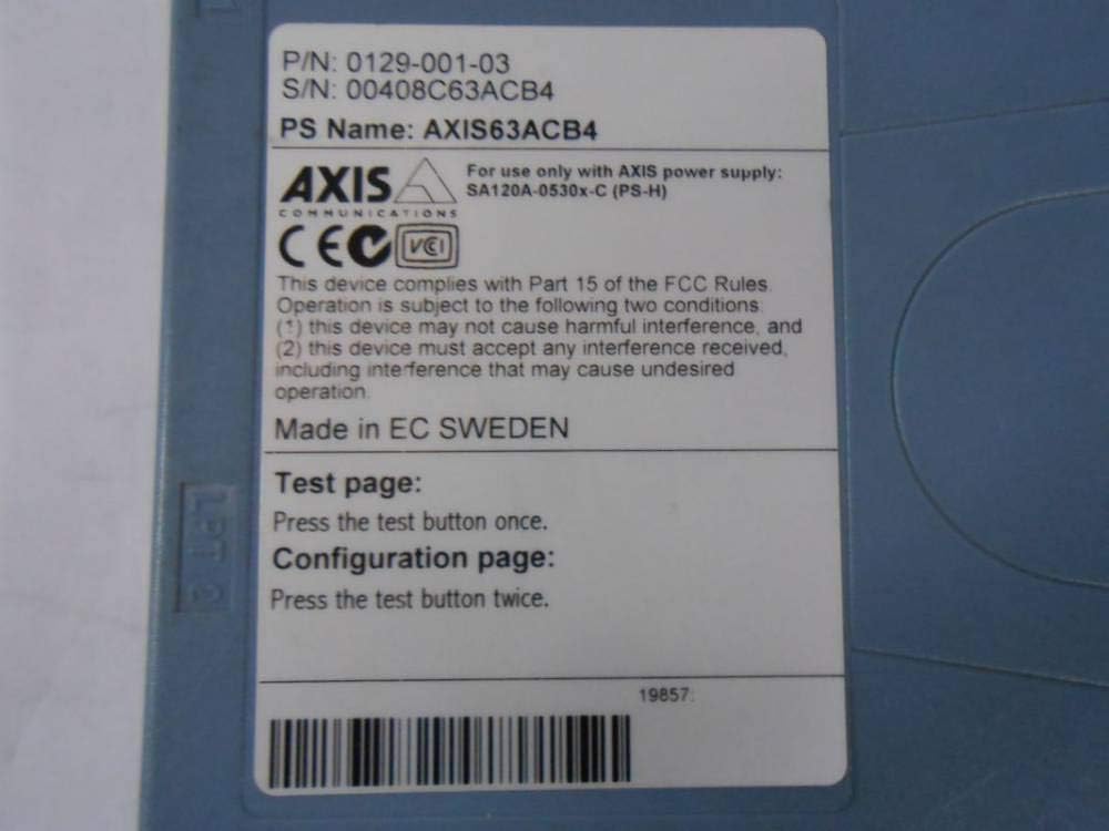 Axis 5400+ Printserver (1 x RJ45, 2MB RAM)