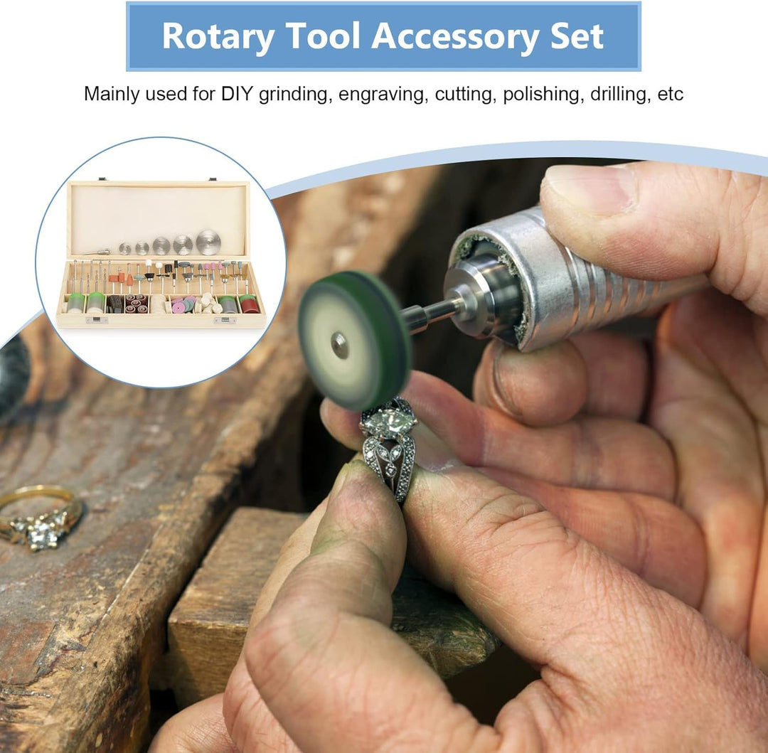 242 Pcs Zubehör Set, Zubehoer für Multifunktionswerkzeug Rotary Tool Zubehör Set Mehrzweck Zubehörse