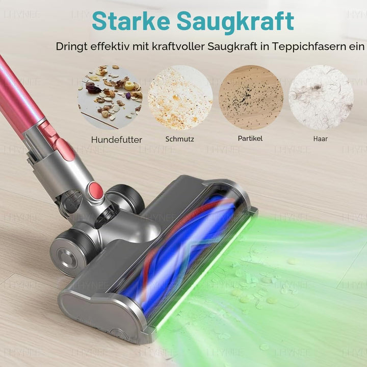 Bürstenkopf mit LED-Beleuchtung für Staubdetektionsfunktion,Kompatibel für Dyson Gen5 Detect Staubsa