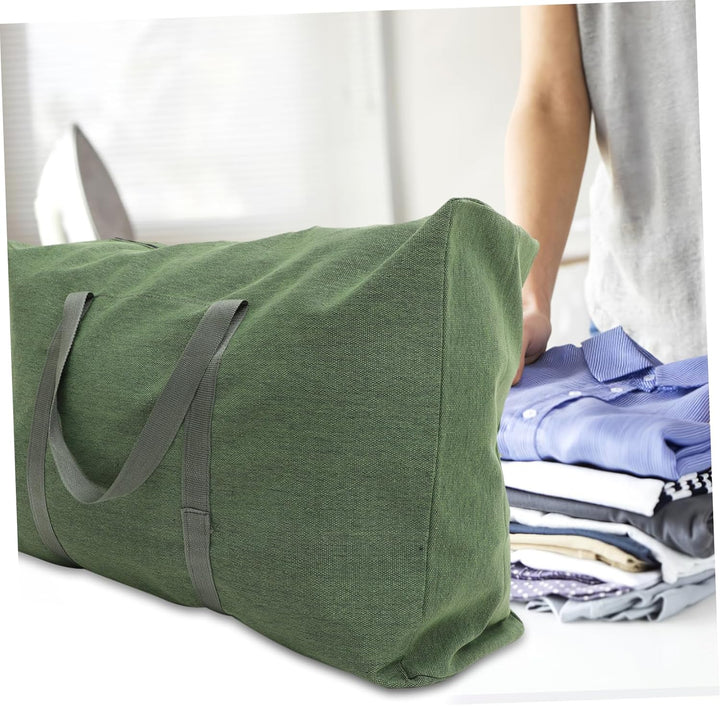 TOPBATHY Grosse Kapazität Reisetasche Segeltuch Reisetasche Grosse Seesack Olivgrün, olivgrün
