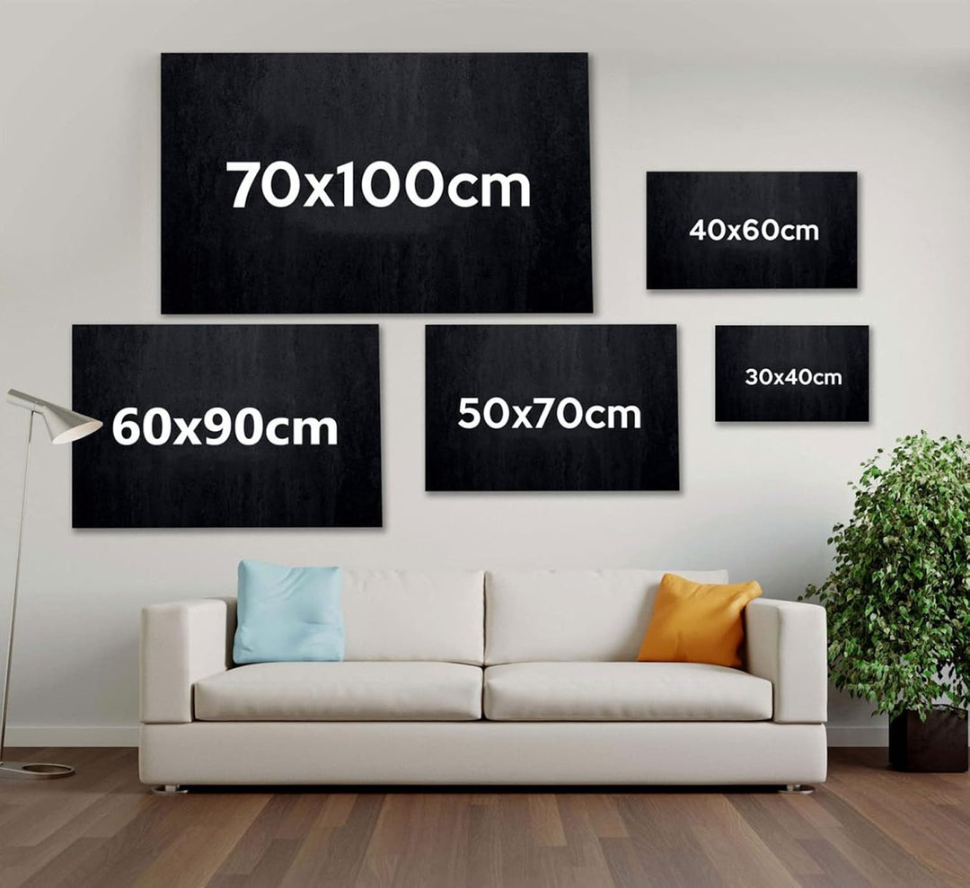 LXTOPN Bilder Highland Cow Schottisches Hochlandrind Poster - Modern Leinwandbild 50x70cm Schlafzimm