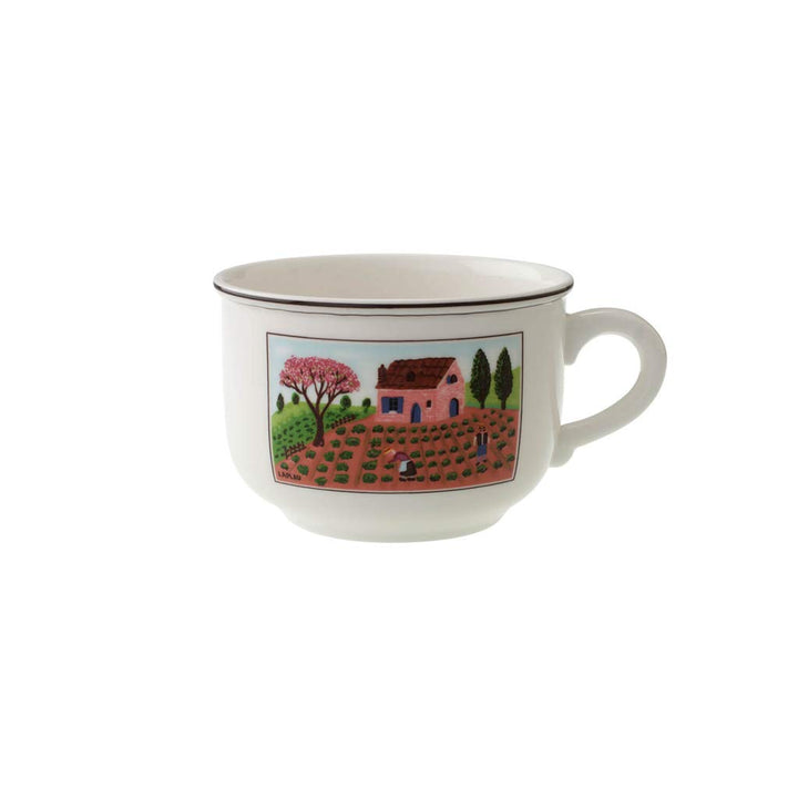 Villeroy und Boch Design Naif Tasse, 420 ml, Höhe: 7,3 cm, Premium Porzellan, Bunt Naif Design, Naif