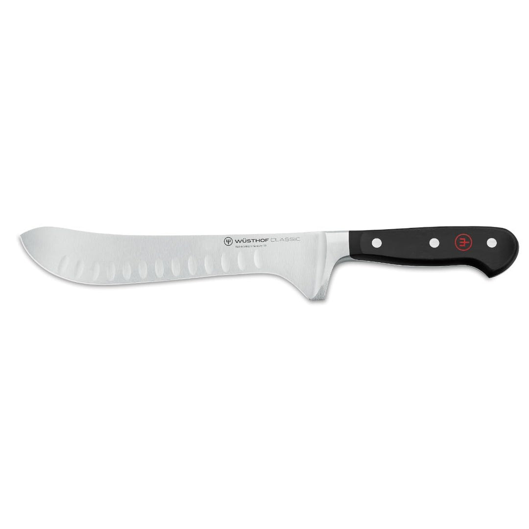 WÜSTHOF Classic Butcher Knife 20 cm, Schwarz,silber
