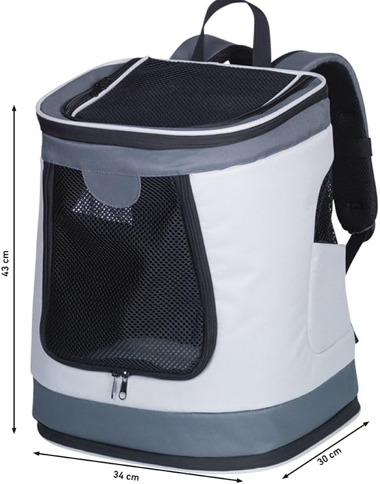 Nobby Rucksack "PLATA" grau 34 x 30 x 43 cm, Grau