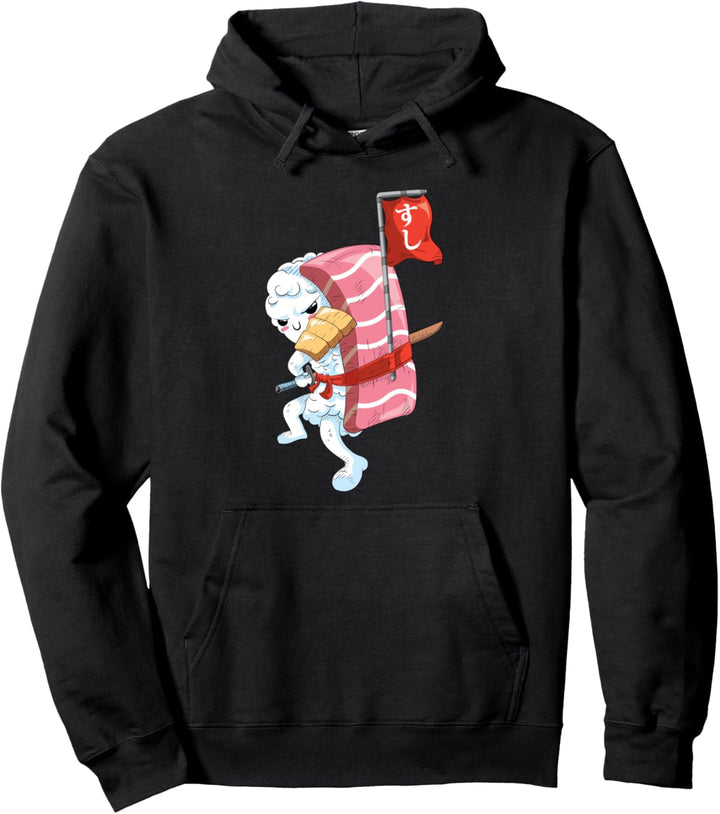 Japanisches Sushi Samurai Kampfkunst Pullover Hoodie