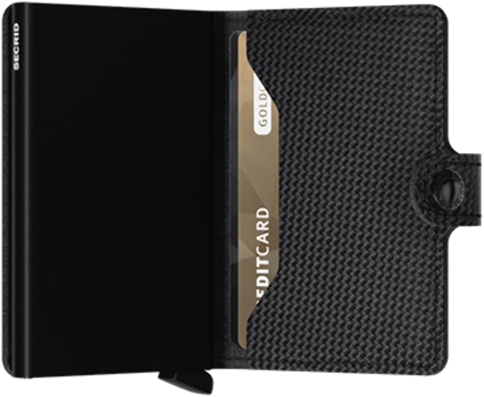 Secrid Geldbörse Miniwallet Carbon, Carbon Black