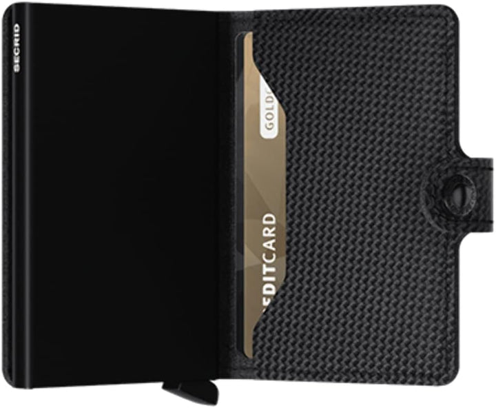 Secrid Geldbörse Miniwallet Carbon, Carbon Black