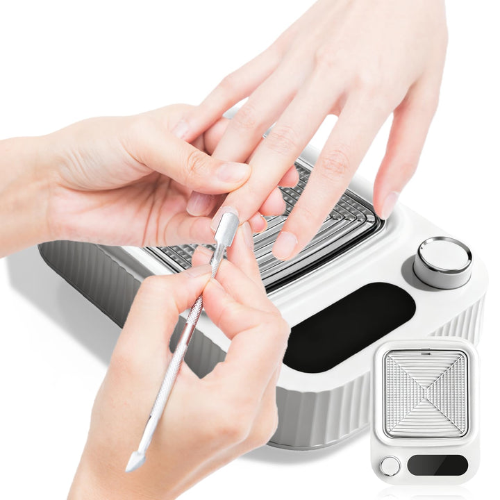 Nagelstaubsauger mit Filter 80W, Leistungsstarke Staubabsaugung für Nägel, Professioneller Nagel Sta