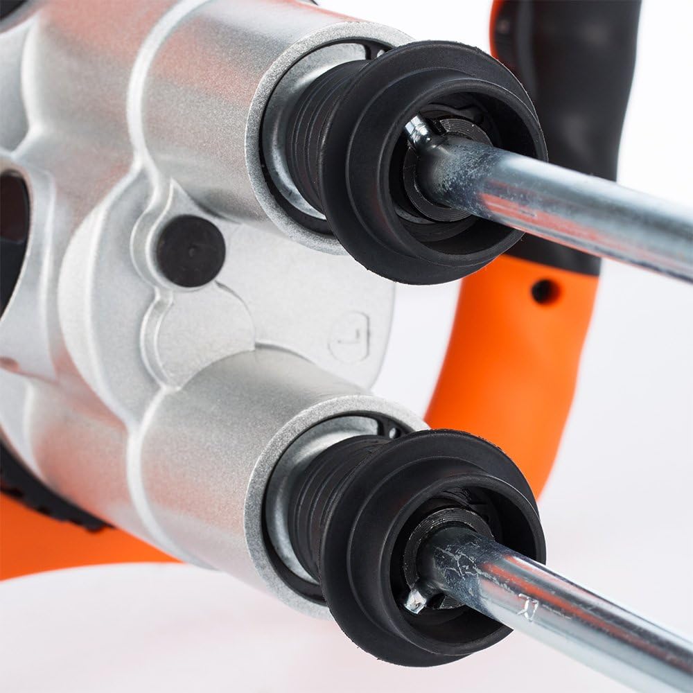 Deuba Doppel Rührwerk 1800 Watt bis 90L ergonomisch 2-Gang-Getriebe M14 Mörtelrührer Mischer